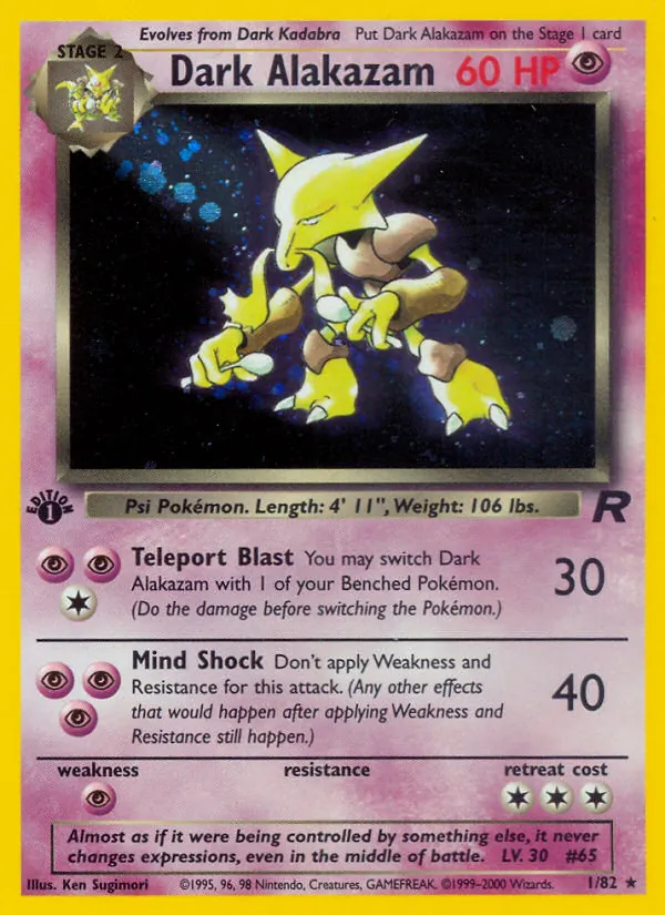 Dark Alakazam 1/82