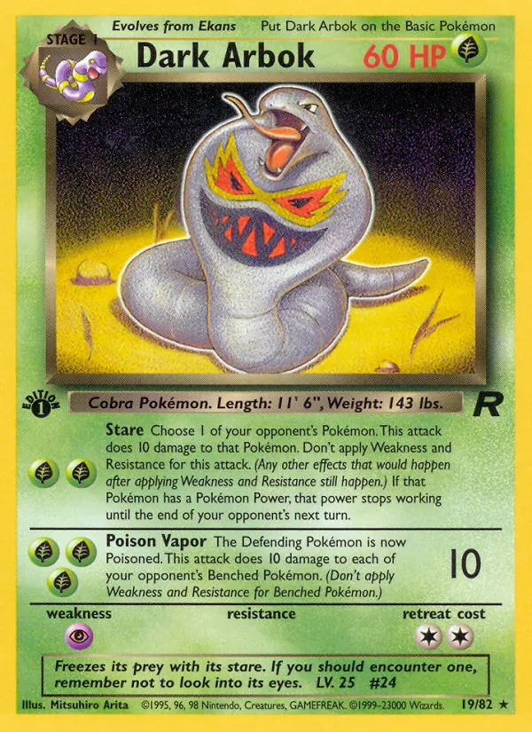 Dark Arbok 19/82