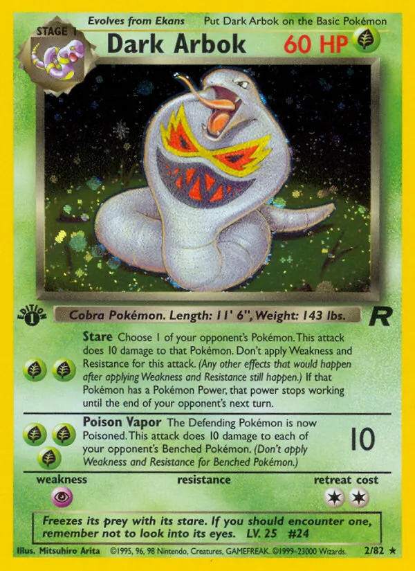 Dark Arbok 2/82