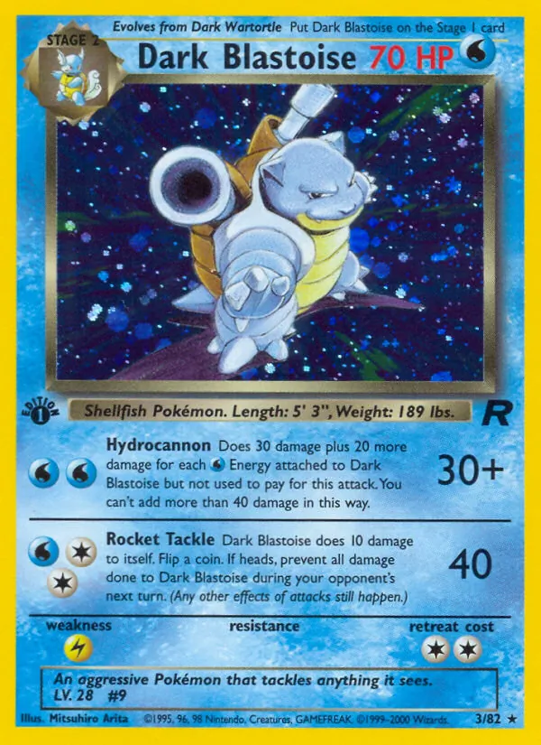 Dark Blastoise 3/82