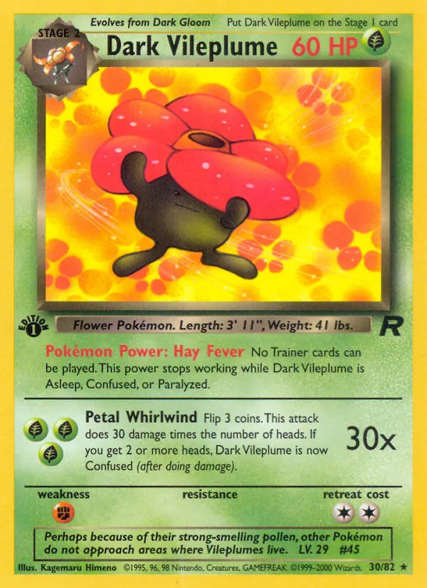 Dark Vileplume 30/82