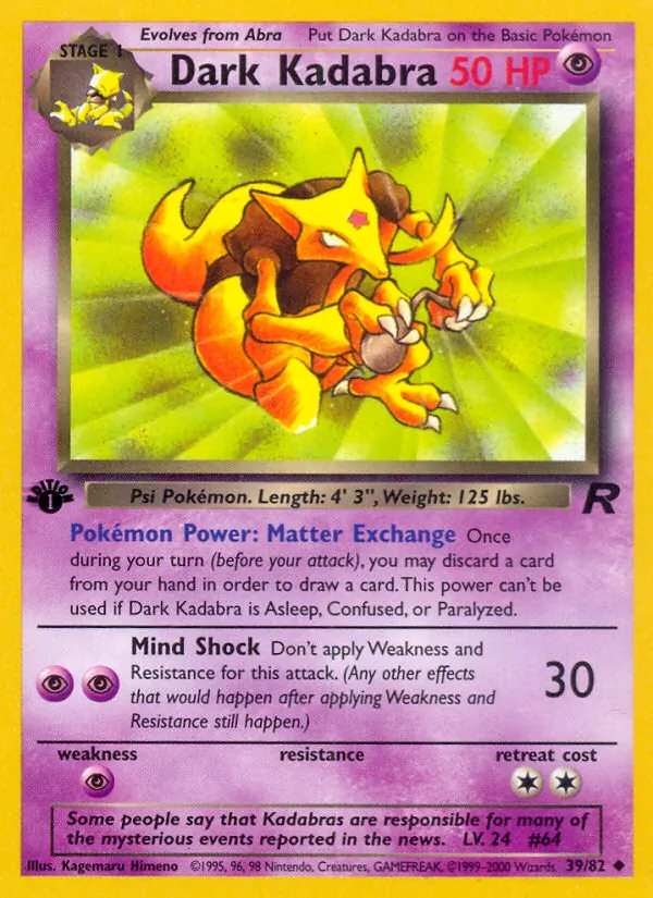 Dark Kadabra 39/82