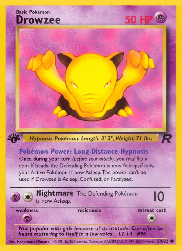 Drowzee 54/82