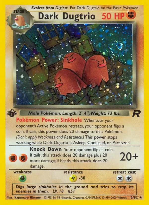 Dark Dugtrio 6/82
