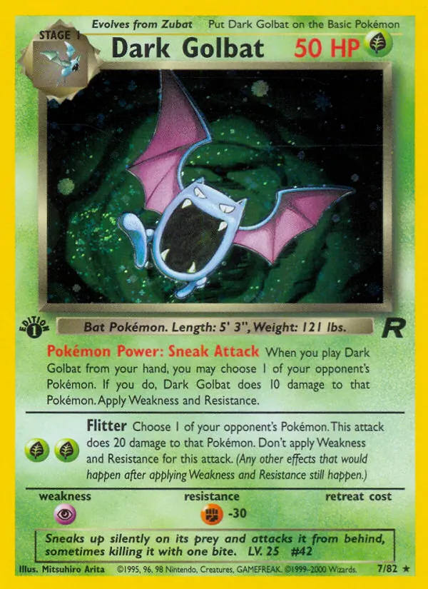 Dark Golbat 7/82