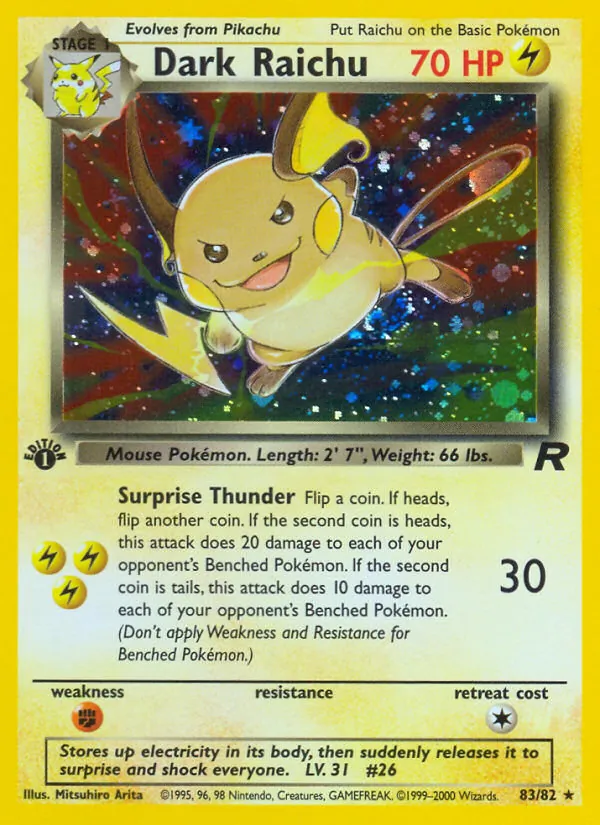 Dark Raichu 83/82