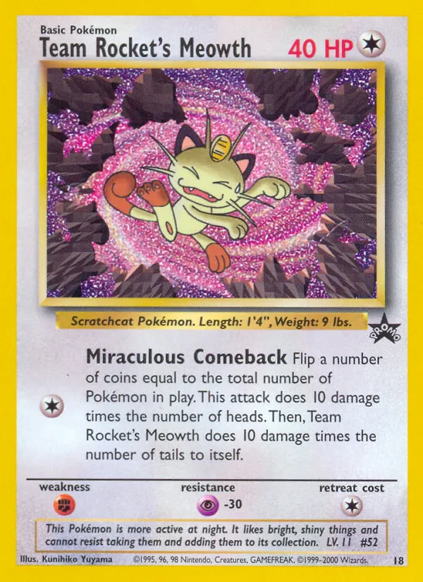 Team Rocket's Meowth 18/53