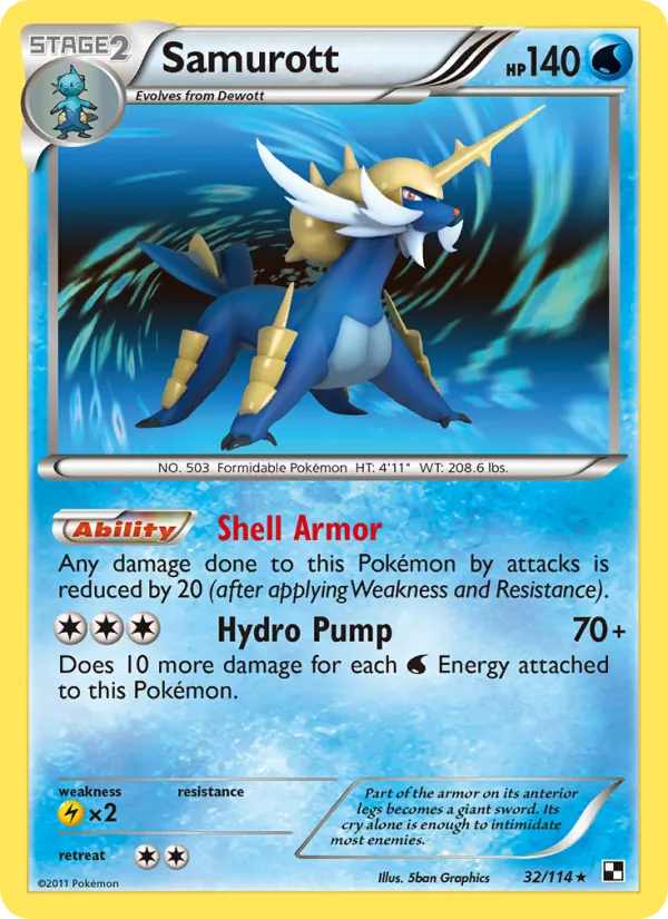 Samurott 32/114