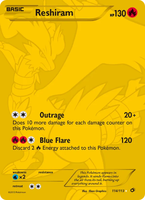 Reshiram 114/113