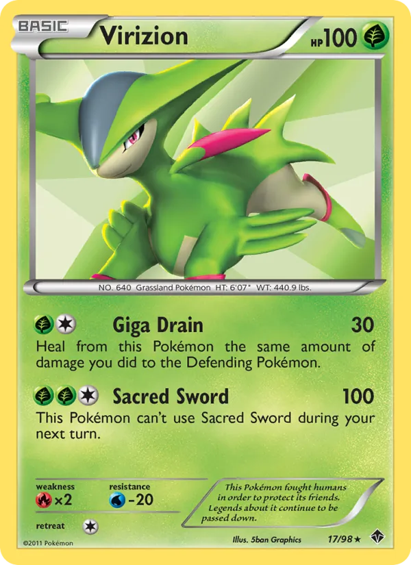 Virizion 17/98