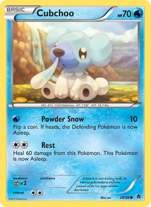 Cubchoo 28/98