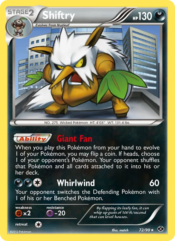 Shiftry 72/99