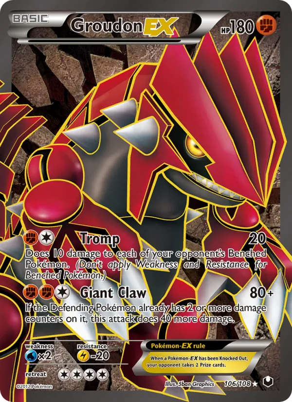 Groudon-EX 106/108