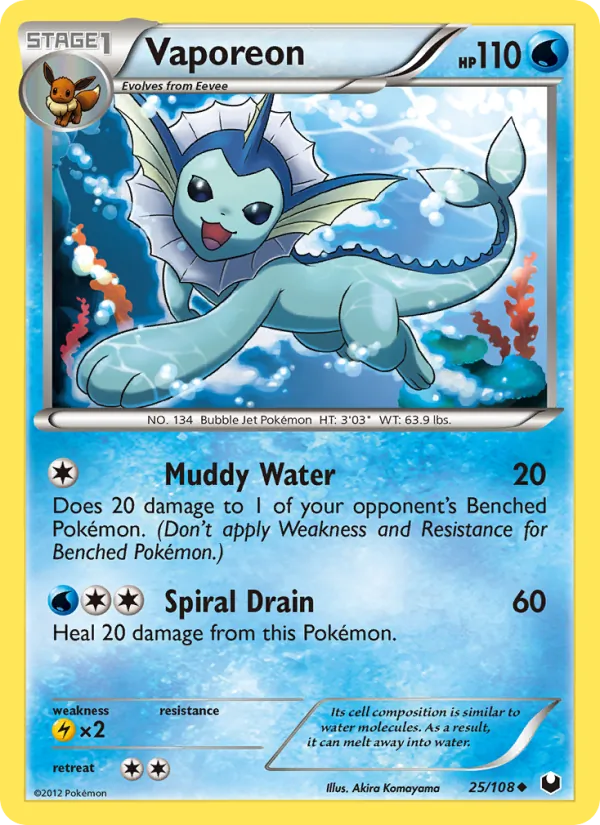 Vaporeon 25/108