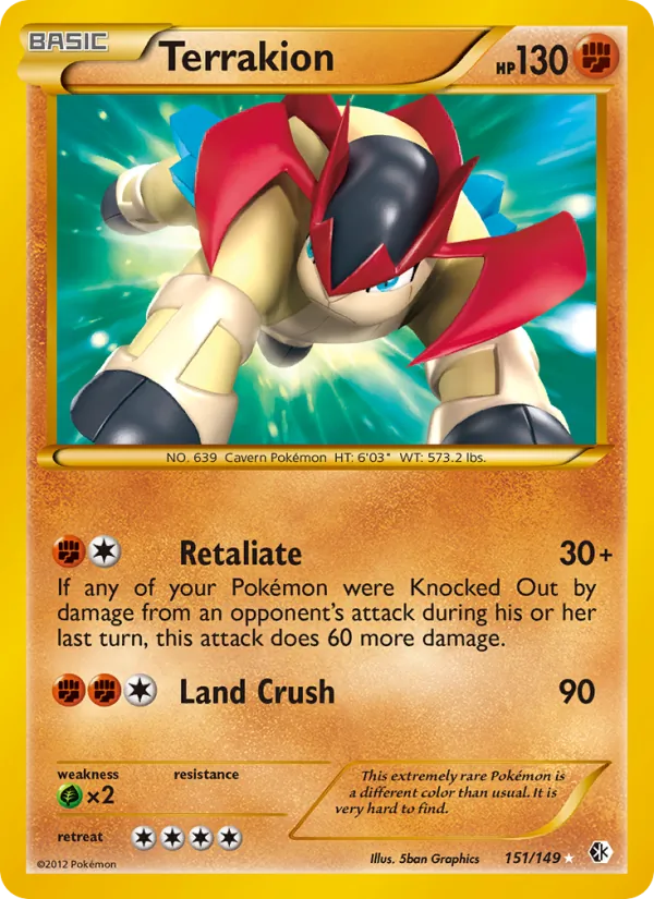 Terrakion 151/149