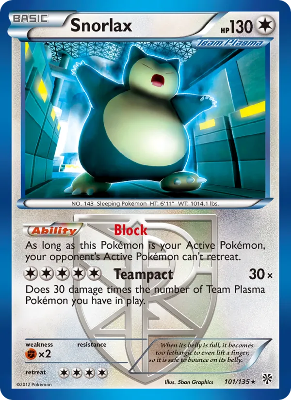 Snorlax 101/135