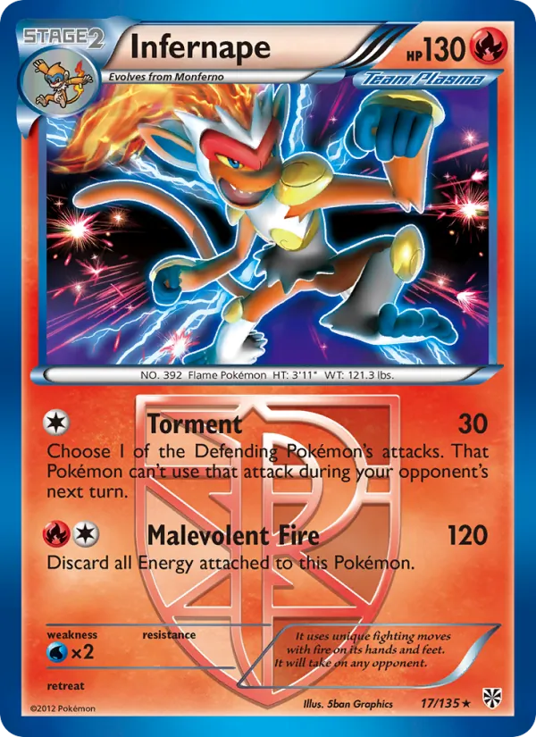 Infernape 17/135