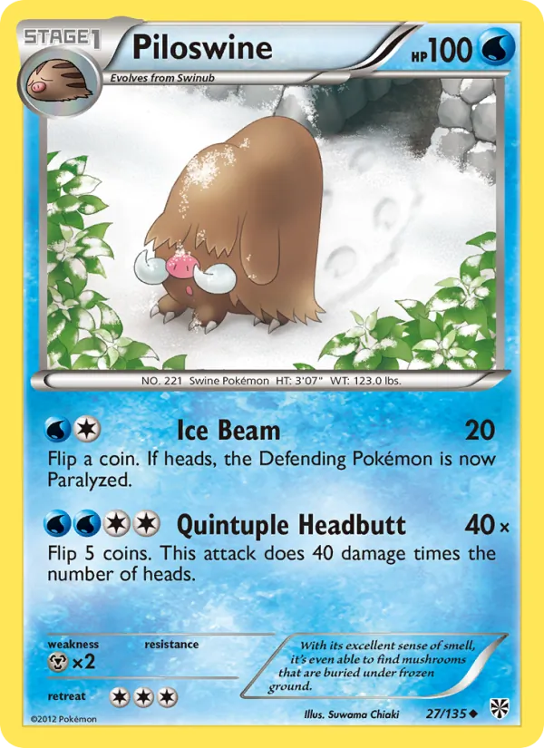 Piloswine 27/135