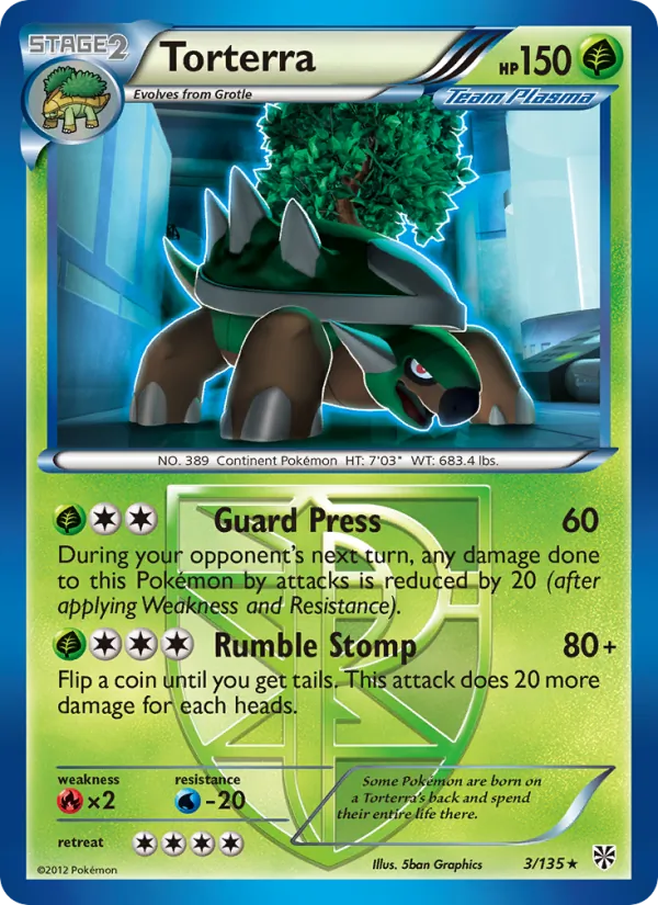Torterra 3/135