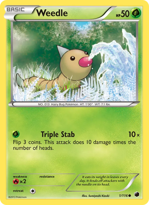 Weedle 1/116
