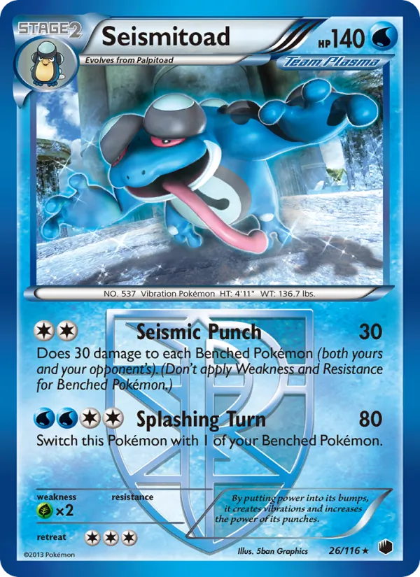 Seismitoad 26/116