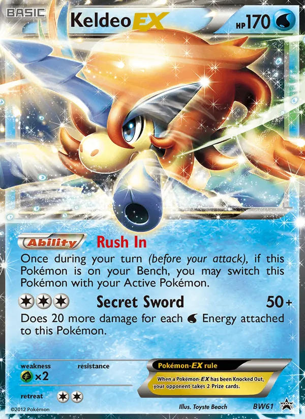 Keldeo-EX BW61/101