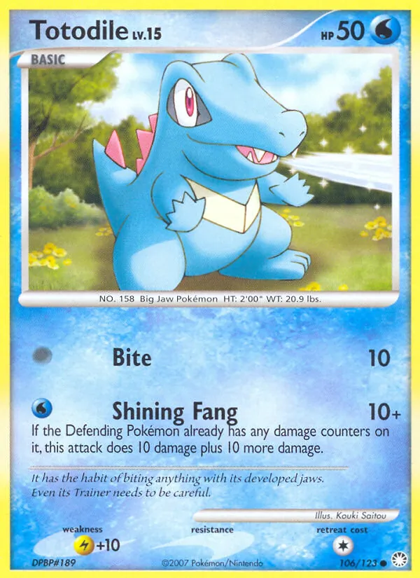 Totodile 106/123