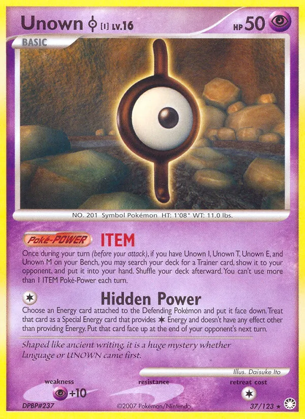 Unown I 37/123