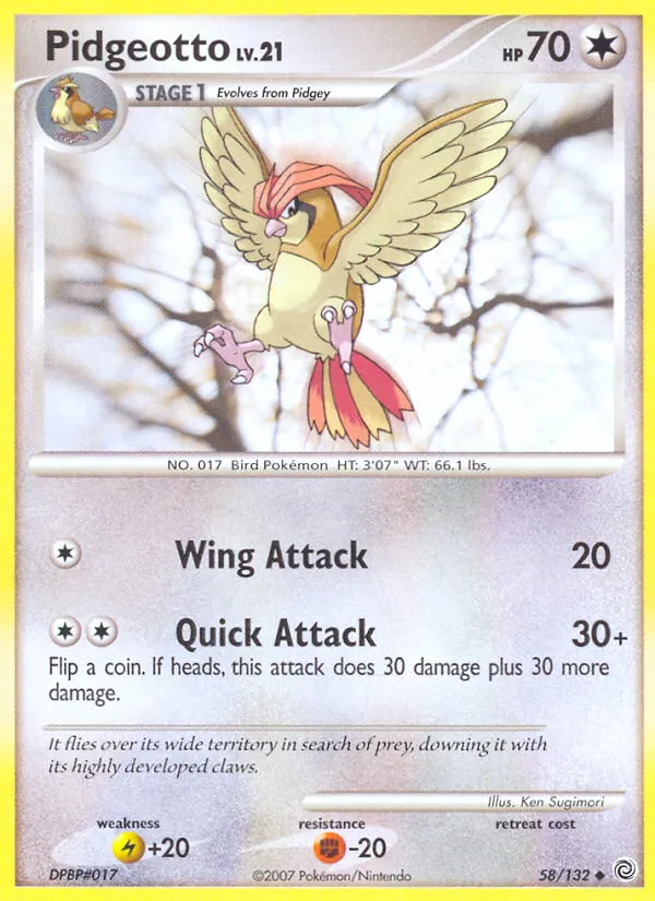 Pidgeotto 58/132