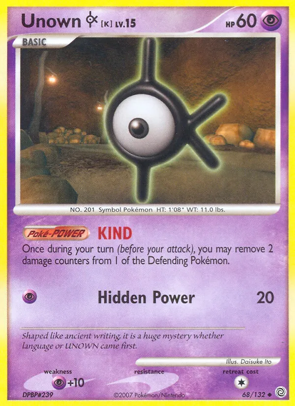 Unown K 68/132