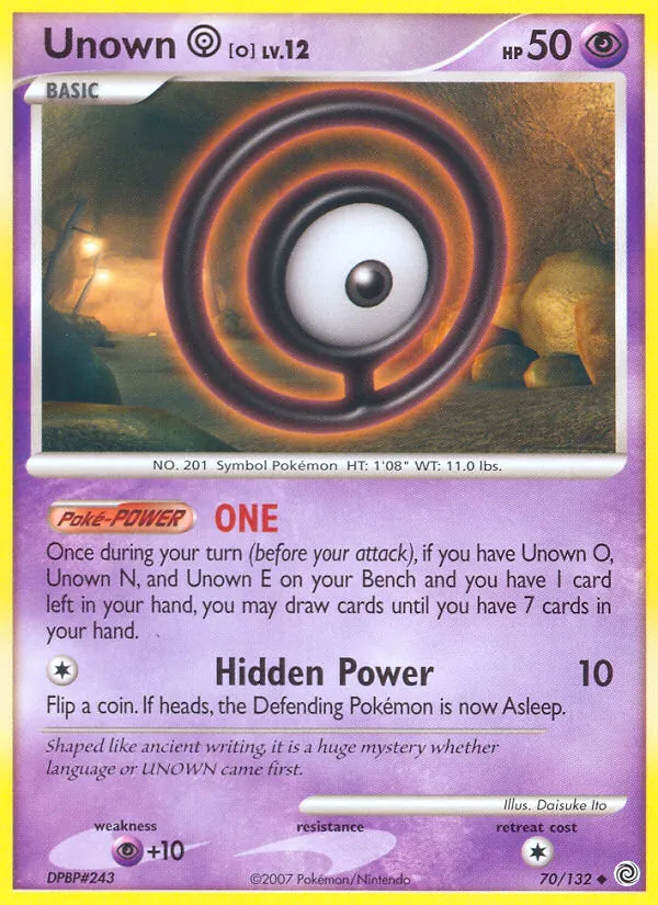 Unown O 70/132