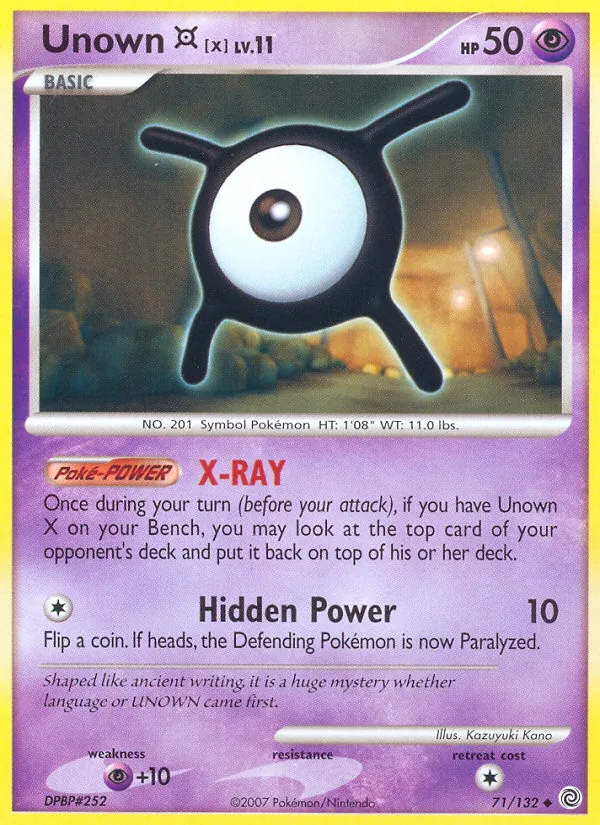 Unown X 71/132
