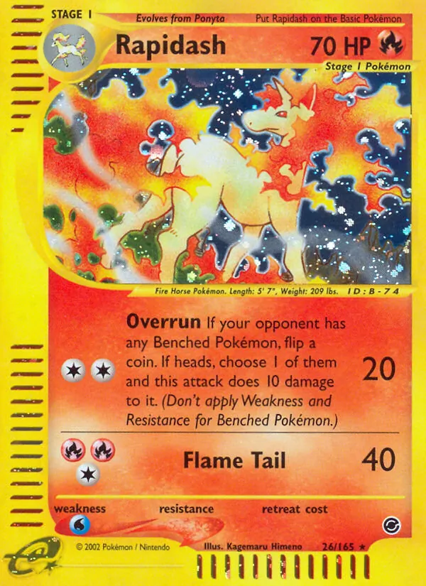 Rapidash 26/165