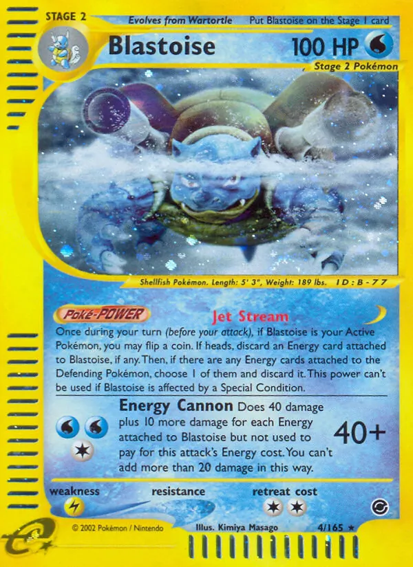 Blastoise 4/165
