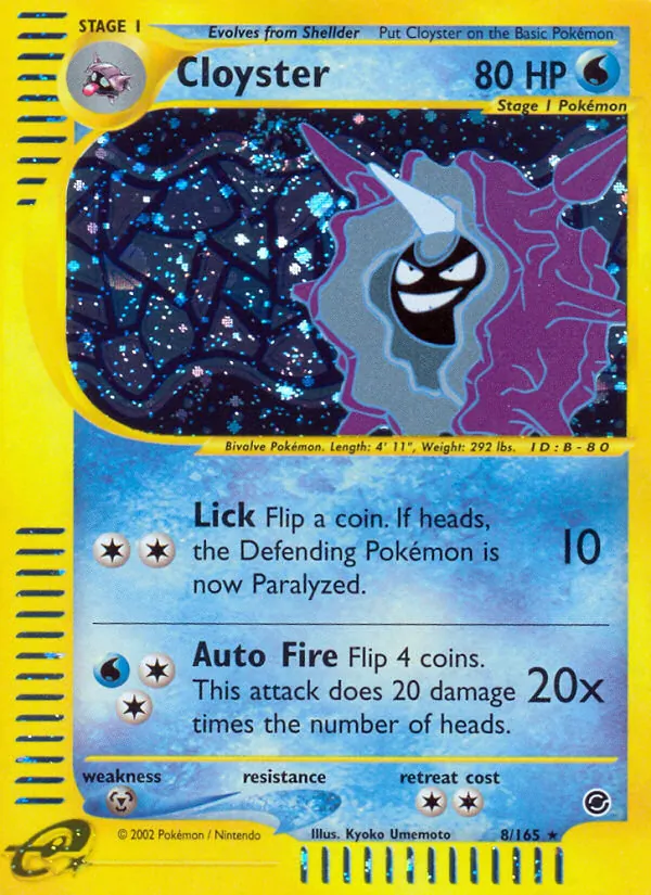 Cloyster 8/165