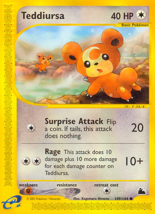 Teddiursa 109/144
