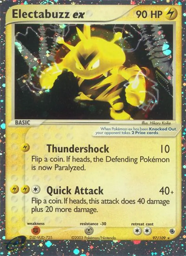 Electabuzz ex 97/109