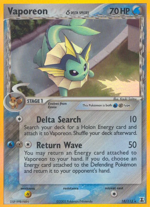 Vaporeon δ 18/113