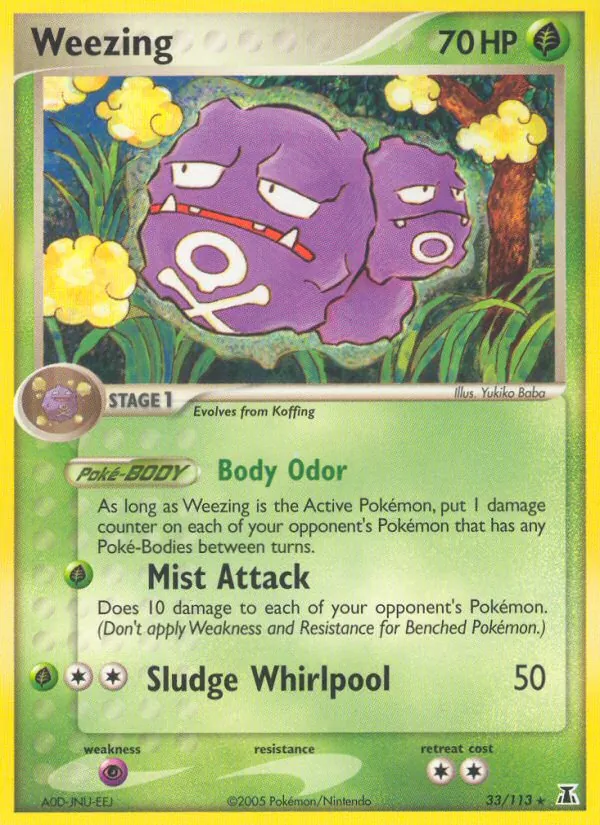 Weezing 33/113