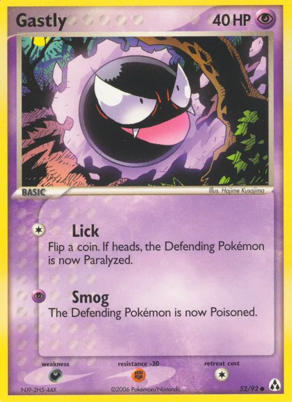 Gastly 52/92