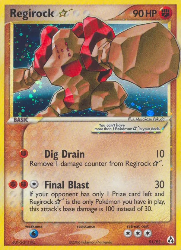 Regirock ☆ 91/92