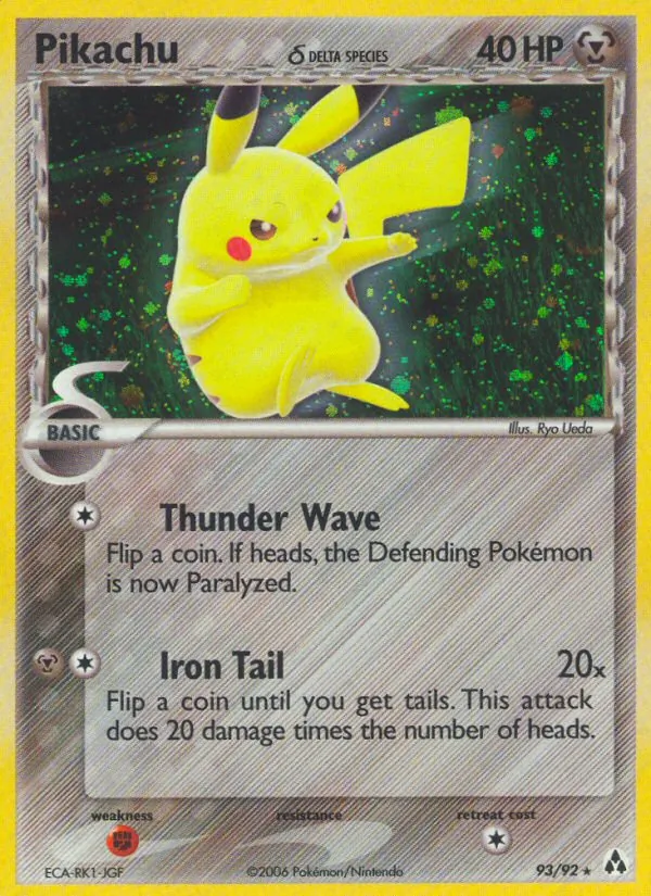 Pikachu δ 93/92