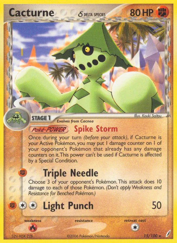 Cacturne δ 15/100