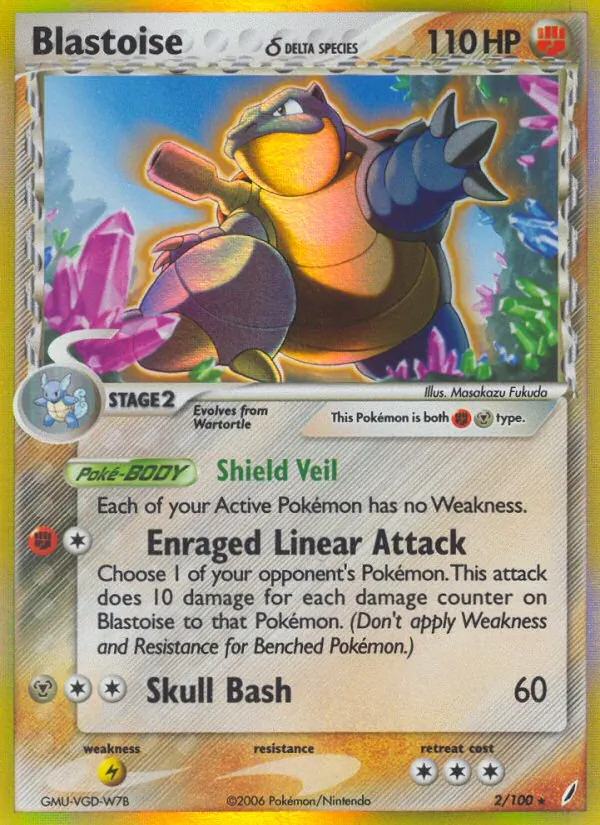 Blastoise δ 2/100