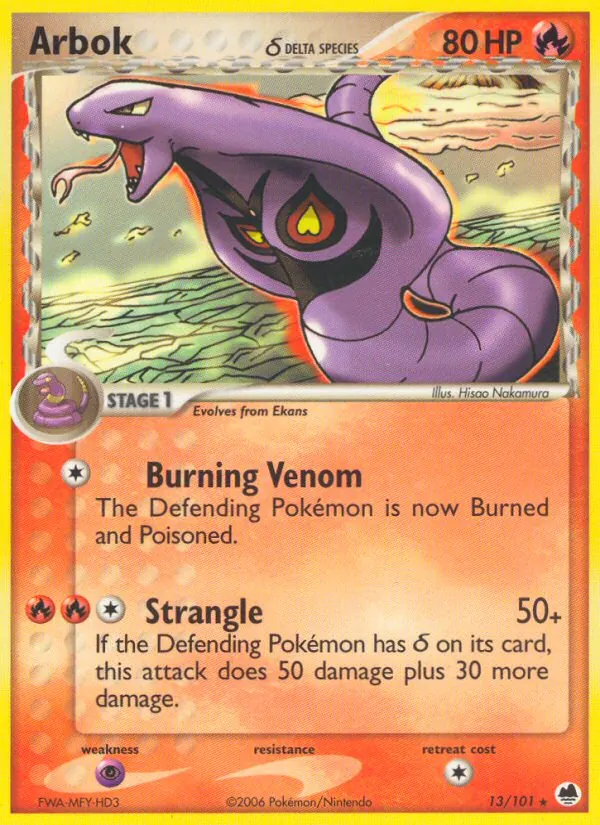 Arbok δ 13/101
