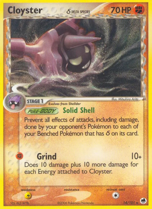 Cloyster δ 14/101