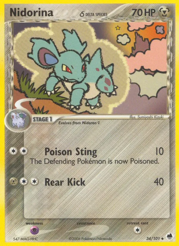 Nidorina δ 34/101