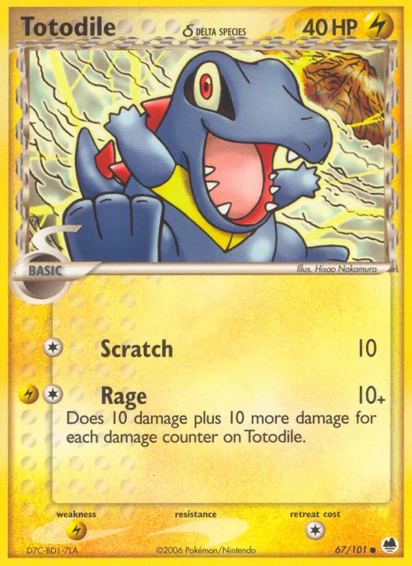 Totodile δ 67/101