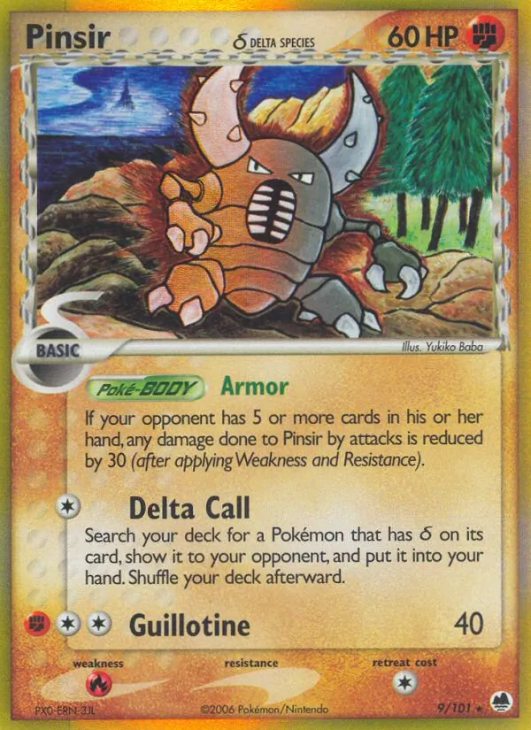 Pinsir δ 9/101