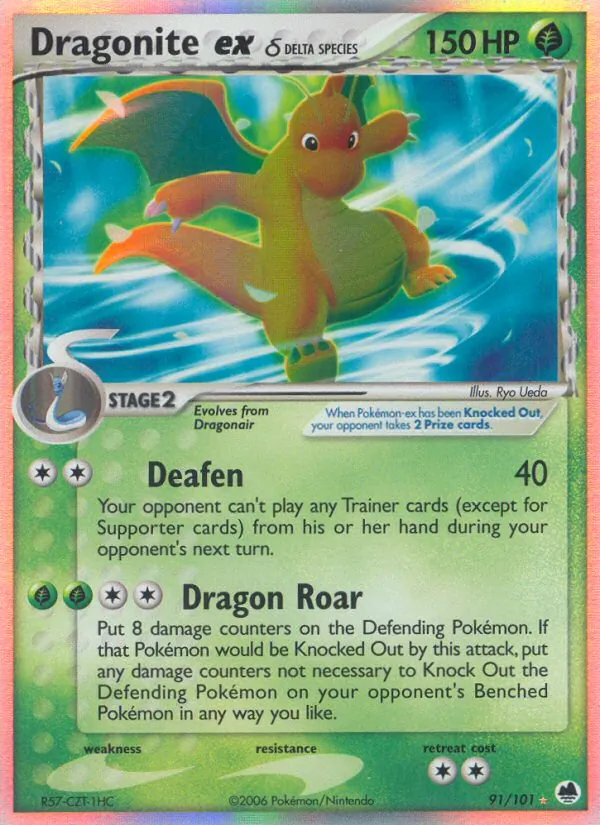 Dragonite ex δ 91/101